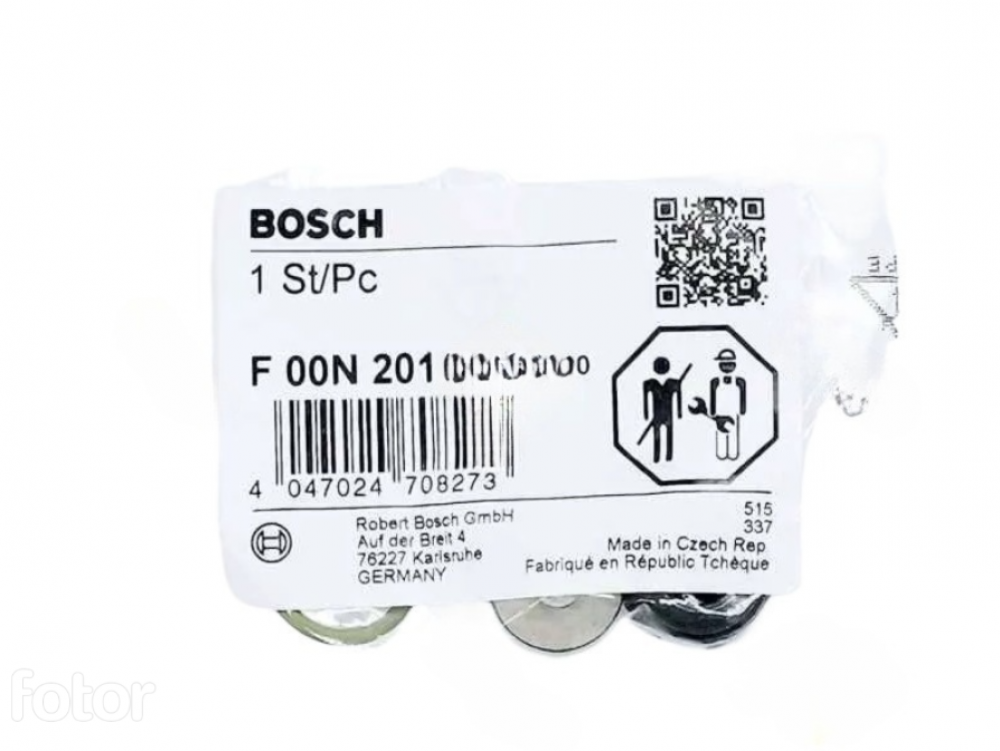 Ремкомплект клапана ТНВД F00N201938 Bosch F00N201938