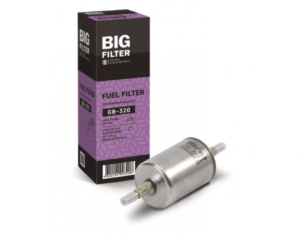 Фильтр топливный JAC (защелка) (BIG Filter) GB-320