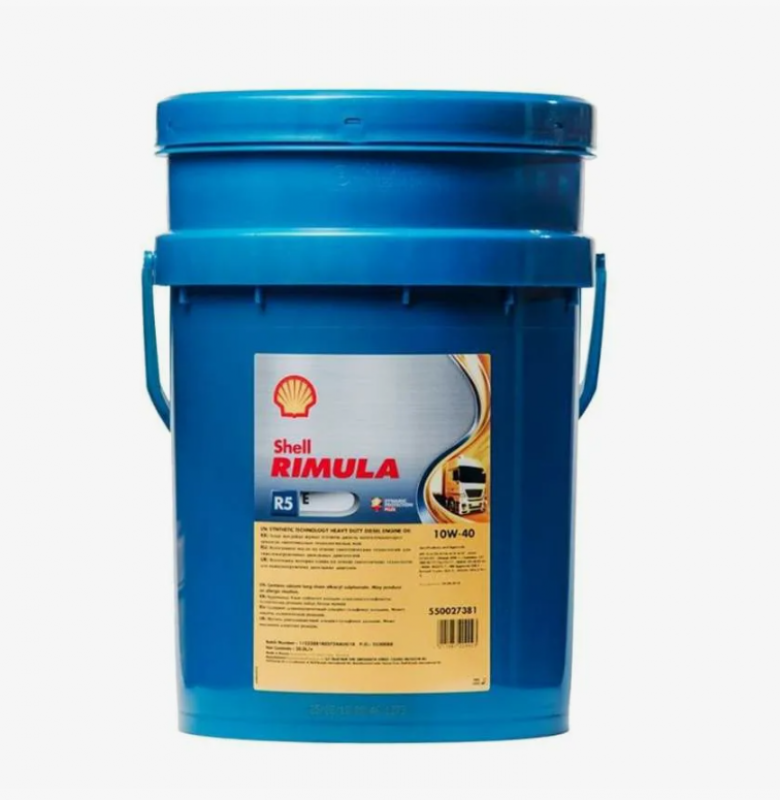 Масло дизельное "Shell" Римула R5 Е 10/40 п/синт 209л CI-4/228.3 CI-4/228.3