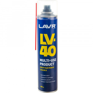 Смазка универсальная LV-40 (аэрозоль) 400мл. (1/12) (LAVR) (ЧЗ)