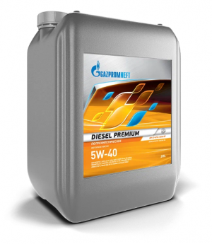 Масло моторное 5w40 Газпром Diesel Premium 20 л.