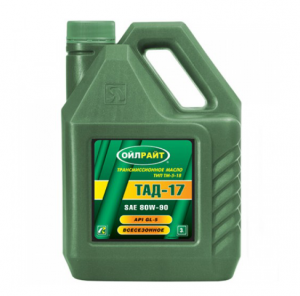 Масло трансмиссионное ТАД-17 80/90 ТМ-5-18 3л OILRIGHT